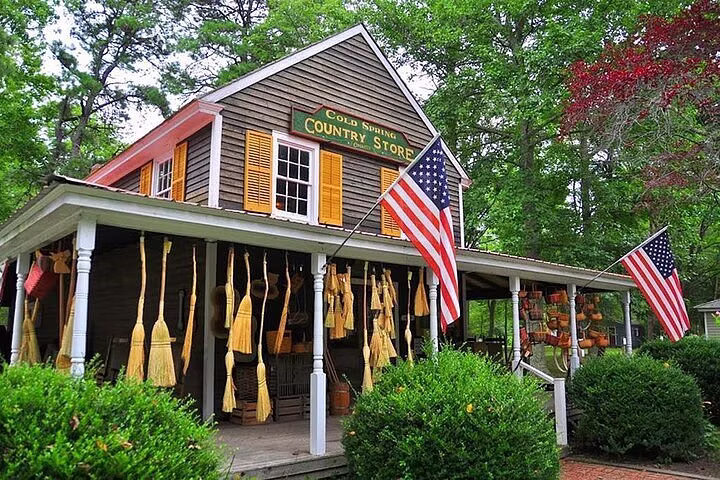 caption, family friendly camping retreat, boardwalk, wooded, seasonal, seasonal campground near Jersey Shore